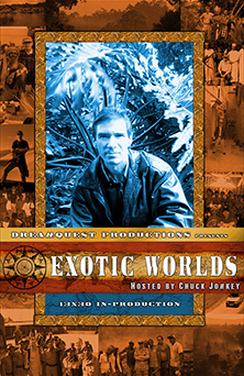 Click for Larger Image of Chuck Jonkey's Exotic Worlds Poster